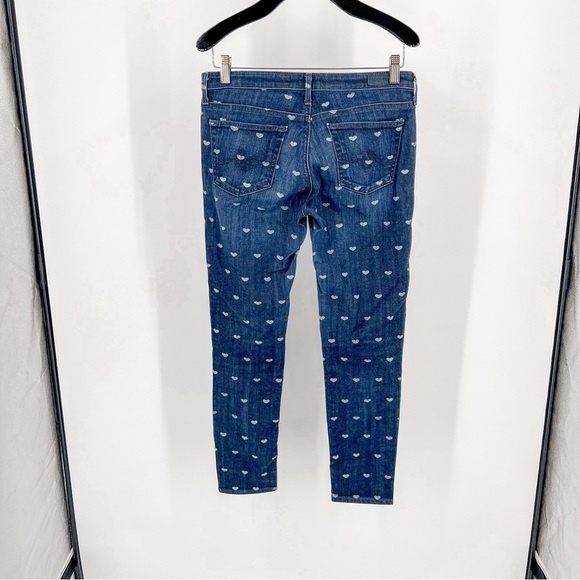 AG Adriano Goldschmied The Stevie Ankle Heart Print - Picture 4 of 6